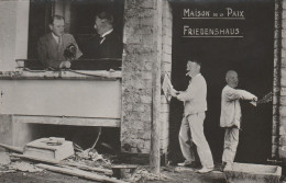 Hitler ,Mussolini Et Chambertin , Maison De La Paix Friedenshaus - Satirical
