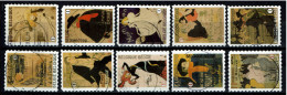 België OBP 4145/4154 - Zegels Uit Boekje B122 - Henri De Toulouse-Lautrec - Usados