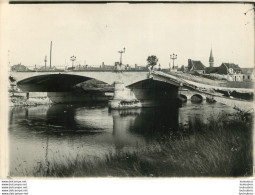 SOISSONS PONT DETRUIT PREMIERE GUERRE PHOTO ARGENTIQUE 18 X 13 CM - Guerre, Militaire