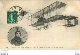 RENAUX SUR BIPLAN M.  FARMAN DIJON AVIATION 09/1910 - Airmen, Fliers