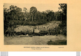 MOYENNE SANGHA REGION DE M'BIMOU VILLAGE BIAKOMBO  EDITION  J.D.L.N. JOSEPH DUHAUT - French Congo