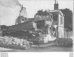 MAISON EN RUINES PREMIERE GUERRE   WW1 PHOTO ORIGINALE 18 X 13 CM - Krieg, Militär