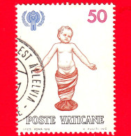 VATICANO - Usato - 1979 - Anno Internazionale Del Fanciullo - Bambino, Scultura Di Andrea Della Robbia - 50 L. - Usati