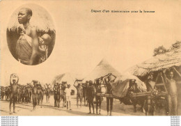 DEPART D'UN MISSIONNAIRE POUR LA BROUSSE EDITION  HENRI GEORGES - Congo Belga