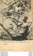 CONGO LIANES A CAOUTCHOUC DANS LA FORET LUSAMBO RECOLTE DU LATEX  EDITION NELS - Congo Belga