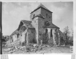 CHAMBRECY MARNE RUINES PREMIERE GUERRE PHOTO ARGENTIQUE 18X13CM - Krieg, Militär