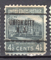 NJ-700; USA Precancel/Vorausentwertung/Preo; UNION CITY (NJ), Type 61 - Préoblitérés