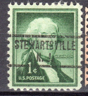 NJ-657; USA Precancel/Vorausentwertung/Preo; STEWARTSVILLE (NJ), Type 734 - Preobliterati