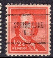 NJ-654; USA Precancel/Vorausentwertung/Preo; SPRING LAKE (NJ), Type 704 - Préoblitérés