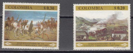 Colombia  646/647 ** MNH. 1969 - Kolumbien