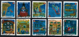 België OBP 4115/4124 - Zegels Uit Boekje B121 - De Foor, La Foire - Used Stamps