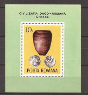 Romania- 1971 Colita Romania - Civilizatia Daco-Romana, Nestampilat - Ungebraucht