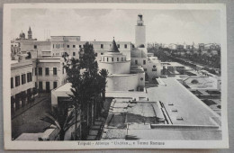 BF022 TRIPOLI - ALBERGO " UADDAN " E TERME ROMANE TRIPOLITANIA COLONIALE LIBIA 1941 - Libië