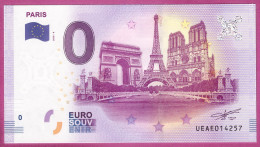 0-Euro UEAE 2018-4 PARIS - 3 MONUMENTS S-11 XOX - Privatentwürfe