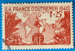 France 1940 : La France D'Outre-mer N° 453 Oblitéré - Nuevos