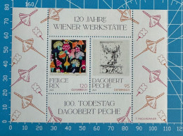 120 Jahre Wiener Werkstätte / 100. Todestag Dagobert Peche - Unused Stamps