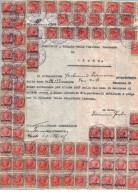 1927 -  Tassa Di Bollo Lusso E Scambi Affrancatura Multipla Ufficio Della Pubblica Sicurezza - Steuermarken