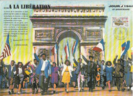 " DE LA  RESISTANCE A LA LIBERATION " Sur Feuillet CEF 1er Jour 4 Pages à Tirage Limité. Voir Les Scans FDC à Saisir !!! - WO2