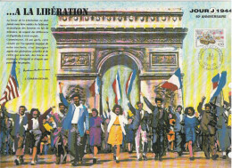 " DE LA  RESISTANCE A LA LIBERATION " Sur Feuillet CEF 1er Jour 4 Pages à Tirage Limité. Voir Les Scans FDC à Saisir !!! - Guerre Mondiale (Seconde)