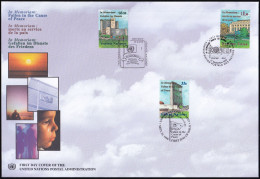 UNO NEW YORK - WIEN - GENF 1999 TRIO-FDC Gefallen Im Dienste Des Friedens - Gezamelijke Uitgaven New York/Genève/Wenen