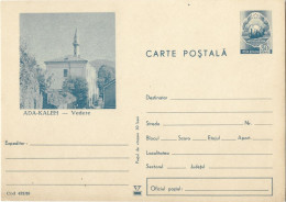 ROMANIA 1969 ADA-KALEH VIEW, MOSQUE, ARCHITECTURE, PEOPLE, POSTAL STATIONERY - Entiers Postaux