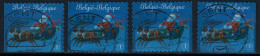 België OBP 4087 - Merry Christmas Santa Claus - Self Adhesive Complete - Used Stamps