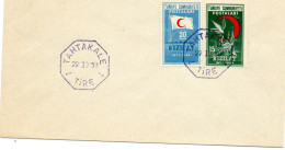 TURQUIE.1952. FDC. RED CRESCENT. CROISSANT-ROUGE. - FDC