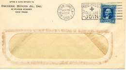 ETATS-UNIS.1932. LETTRE CROIX-ROUGE - Briefe U. Dokumente