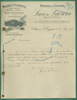 16 Cothiers Par La Couronne Lacroix Lucien Papiers à Cigarettes Cahiers ( Logo Médailles D' Or )   1905 - Imprenta & Papelería