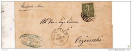 1885  LETTERA CON ANNULLO SONCINO   CREMONA - Storia Postale