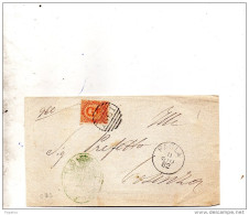 1882 LETTERA CON ANNULLO PAOLA COSENZA - Storia Postale