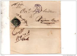 1877 LETTERA CON ANNULLO CREMA CREMONA - Poststempel