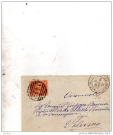 1883 LETTERA  CON ANNULLO MONTALTO NELLE MARCHE ASCOLI PICENO - Storia Postale