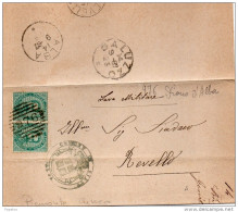 1887  LETTERA CON ANNULLO ALBA CUNEO - Storia Postale