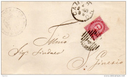 1888  LETTERA CON ANNULLO CAMERINO MACERATA - Storia Postale