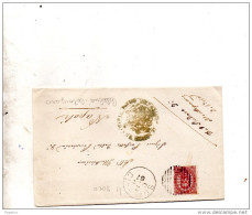 1887  LETTERA CON ANNULLO SOVERATO  CATANZARO - Storia Postale