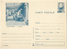 ROMANIA 1969 ADA-KALEH VIEW, BUILDINGS, PEOPLE, VIEW INSIDE THE CITY, POSTAL STATIONERY - Ganzsachen