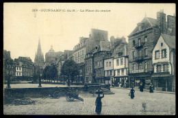 Cpa Du 22 Guingamp La Place Du Centre STEP137 - Guingamp