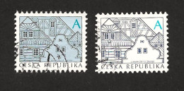 Czech Republic 2012 ⊙ Mi 673, 752 Sc 3491 Folk Architecture A. Volksarchitektur. Tschechische Republik C6 - Used Stamps