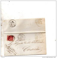 1885  LETTERA CON ANNULLO PIGNATARO MAGGIORE CASERTA - Poststempel