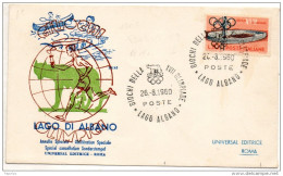 1960 LETTERA CON ANNULLO GIOCHI DELLA XVII OLIMPIADE ROMA - FDC