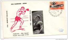 1960 LETTERA CON ANNULLO GIOCHI DELLA XVII OLIMPIADE ROMA - FDC