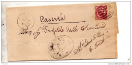 1885  LETTERA CON ANNULLO PICO FROSINONE - Marcophilia