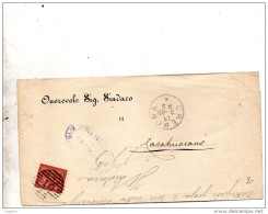 1889  LETTERA CON ANNULLO CREMONA - Marcofilía