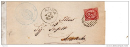 1886  LETTERA CON ANNULLO ATINA FROSINONE - Poststempel