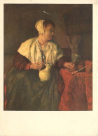 Art - Peinture - Gabriel Metsu - Une Femme Hollandaise - Carte De La Loterie Nationale - CPM - Voir Scans Recto-Verso - Pittura & Quadri