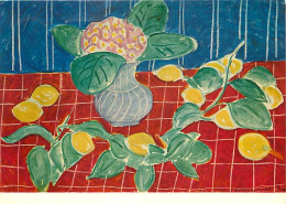 Art - Peinture - Henri Matisse - Citrons Et Saxifrages - CPM - Voir Scans Recto-Verso - Pittura & Quadri