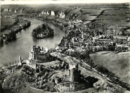 27 - Les Andelys - Le Château Gaillard - Vue Sur La Seine Et Ses Falaises - Vue Aérienne - Mention Photographie Véritabl - Les Andelys