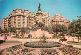 Espagne - Espana - Aragon - Zaragoza - Monumento A Los Sitios - Monument Aux Sièges - Carte Dentelée - CPSM Grand Format - Zaragoza