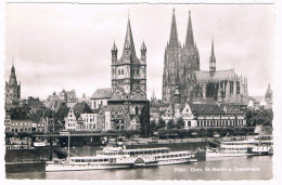 D-17047  KÖLN : Dom ( Mit Raderbooten) - Koeln